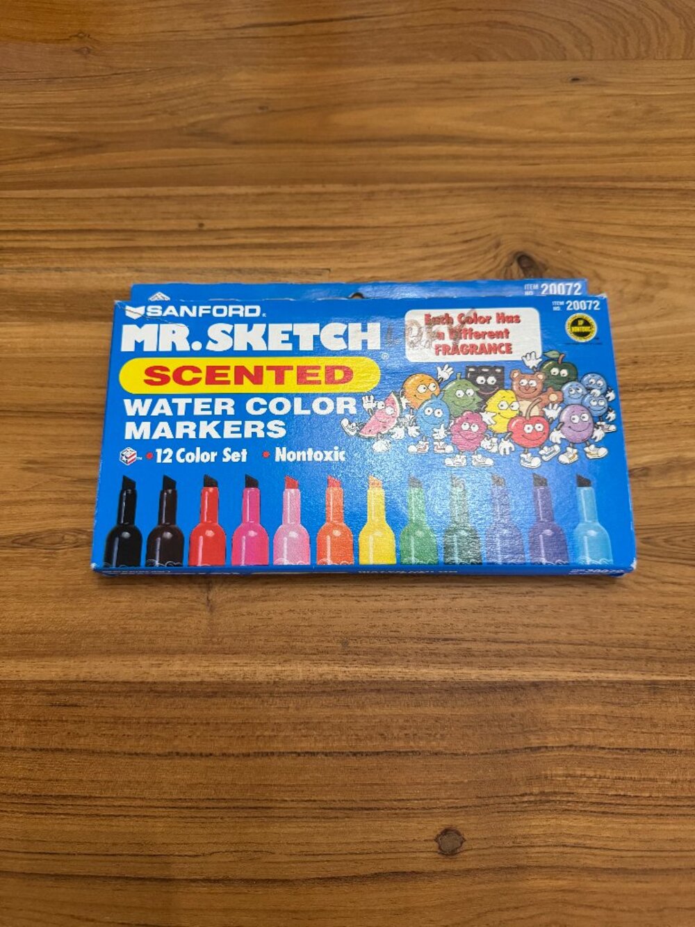 Vtg 1998 Sanford Mr. Sketch Scented Water Color Markers 12 Color Set Original